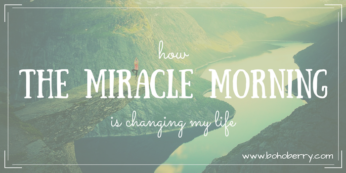 How Miracle Morning is changing my life